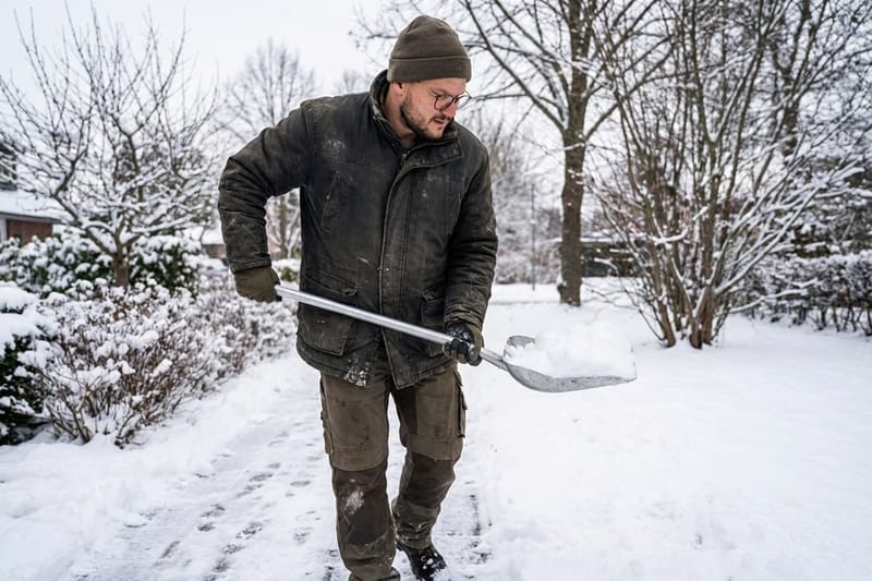 Winterdienst. Mit künstlicher Intelligenz erzeugtes Symbolbild.